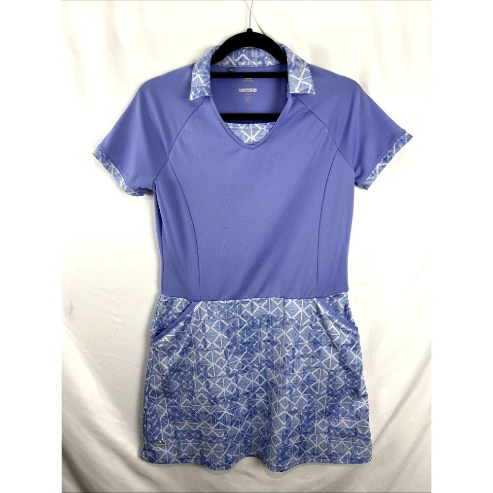 Adidas Purple Nylon Golf Dress Womens Size 10
